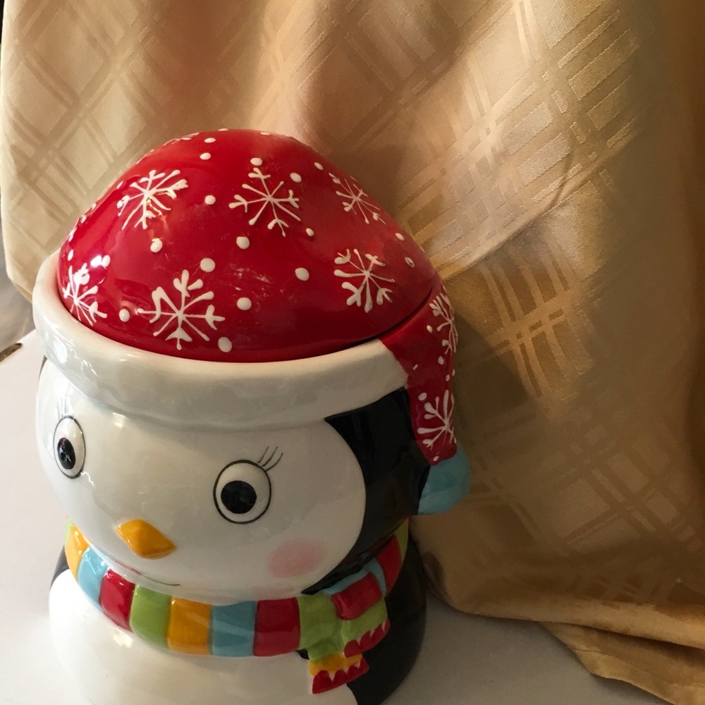 Baby Penguin Cookie Jar